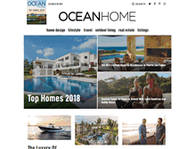 Tablet Screenshot of oceanhomemag.com